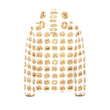 Hamburger Pattern Print Design 04 Kids' Boys' Girls' Padded Hooded Jacket