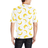Banana pattern Men's All Over Print Polo Shirt