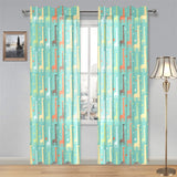 Giraffe Pattern Print Design 01 Gauze Curtain