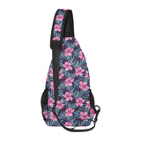 Hibiscus Pattern Print Design 05 All Over Print Chest Bag