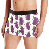 Eggplant Pattern Print Design 01 Men's All Over Print Boxer Briefs Men's Underwear