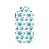 Coral Reef Pattern Print Design 04 Men's Padded Vest