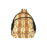 Egypt Hieroglyphics Pattern Print Design 04 All Over Print Chest Bag