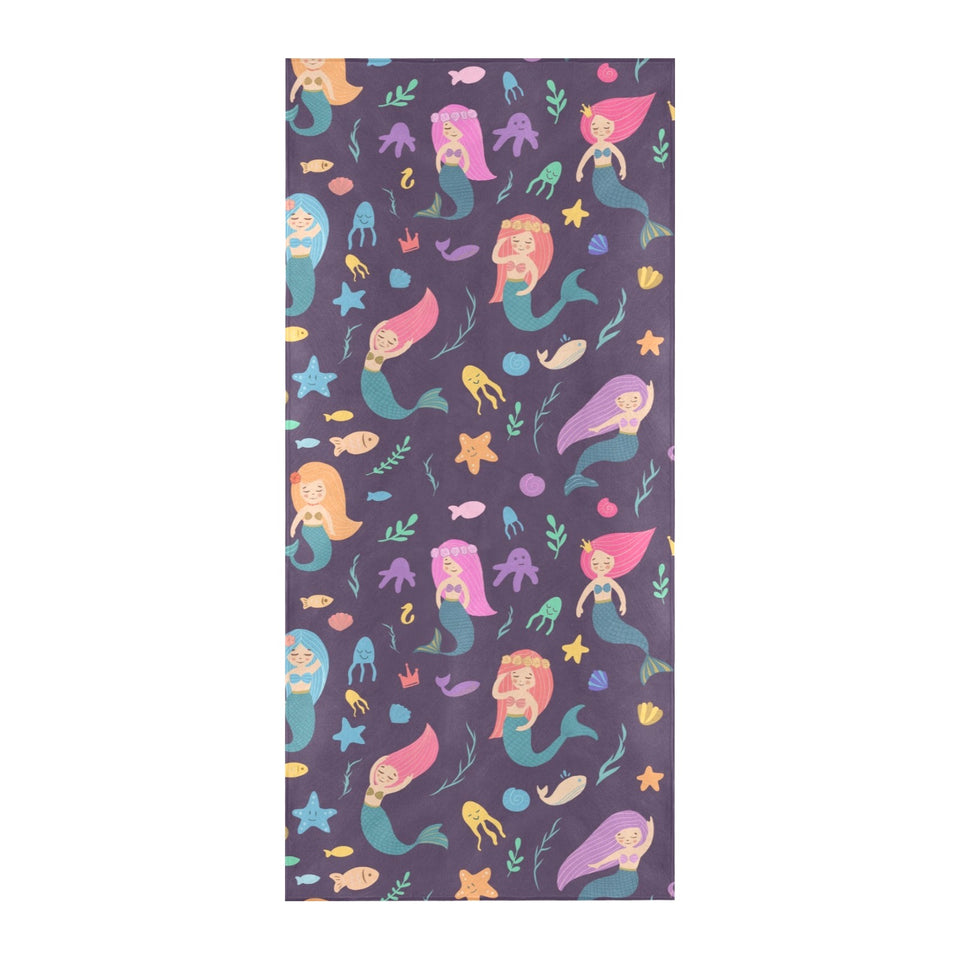 beautiful mermaid Fish jellyfish algae other marin Beach Towel