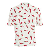 Chili peppers pattern Men's All Over Print Polo Shirt