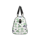 Chameleon lizard succulent plant pattern Travel Bag