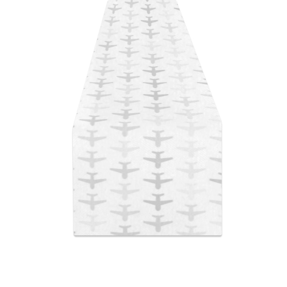 Airplane print pattern Table Runner