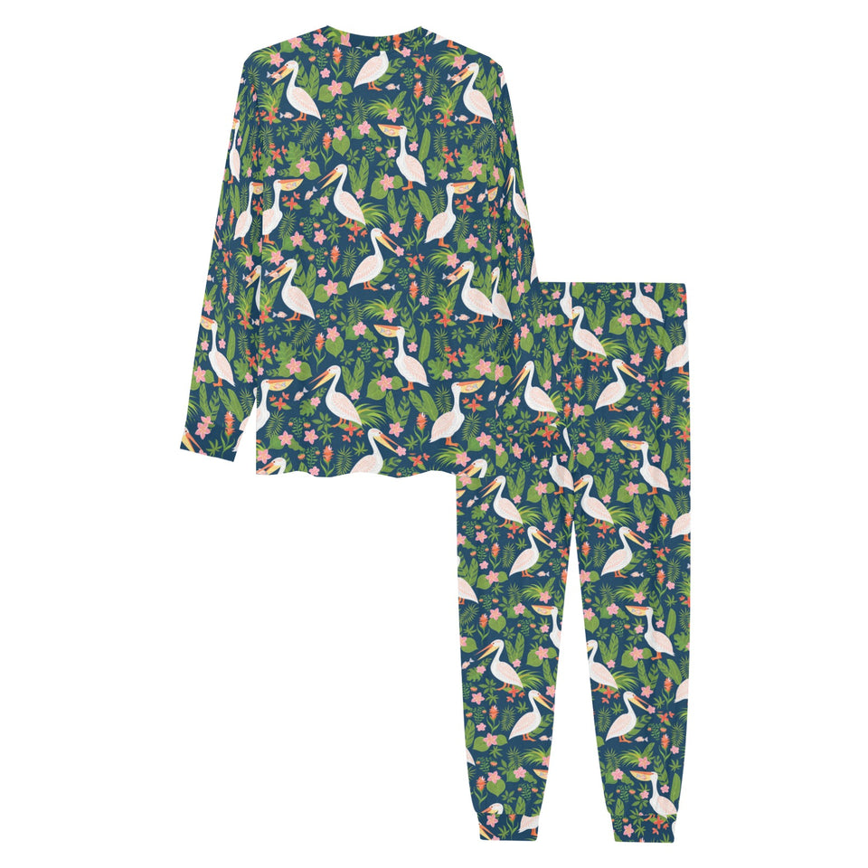 Pelican Pattern Print Design 05 Men's All Over Print Pajama