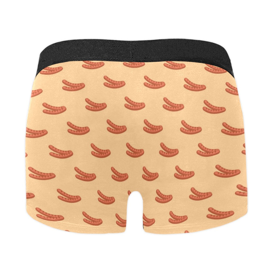 Sausage Pattern Print Design 03 Men's All Over Print Boxer Briefs Men's Underwear