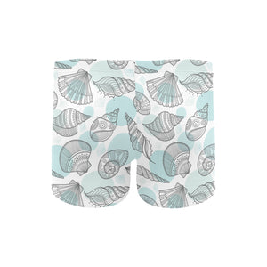 Shell polynesian tribal Men's Swimming Trunks
