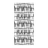 Piano Pattern Print Design 03 Beach Towel