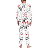 Bicycle Pattern Print Design 04 Men's All Over Print Pajama