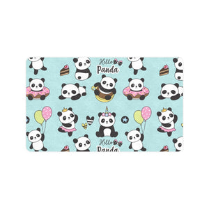 Cute baby panda pattern Doormat