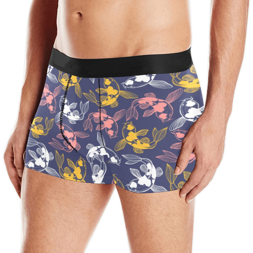 Koi Fish Carp Fish pattern Men's All Over Print Boxer Briefs Men's Underwear