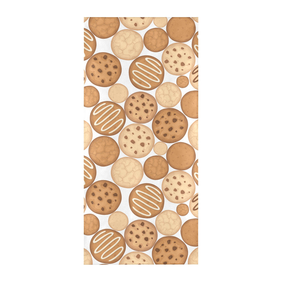 Various cookie pattern Beach Towel