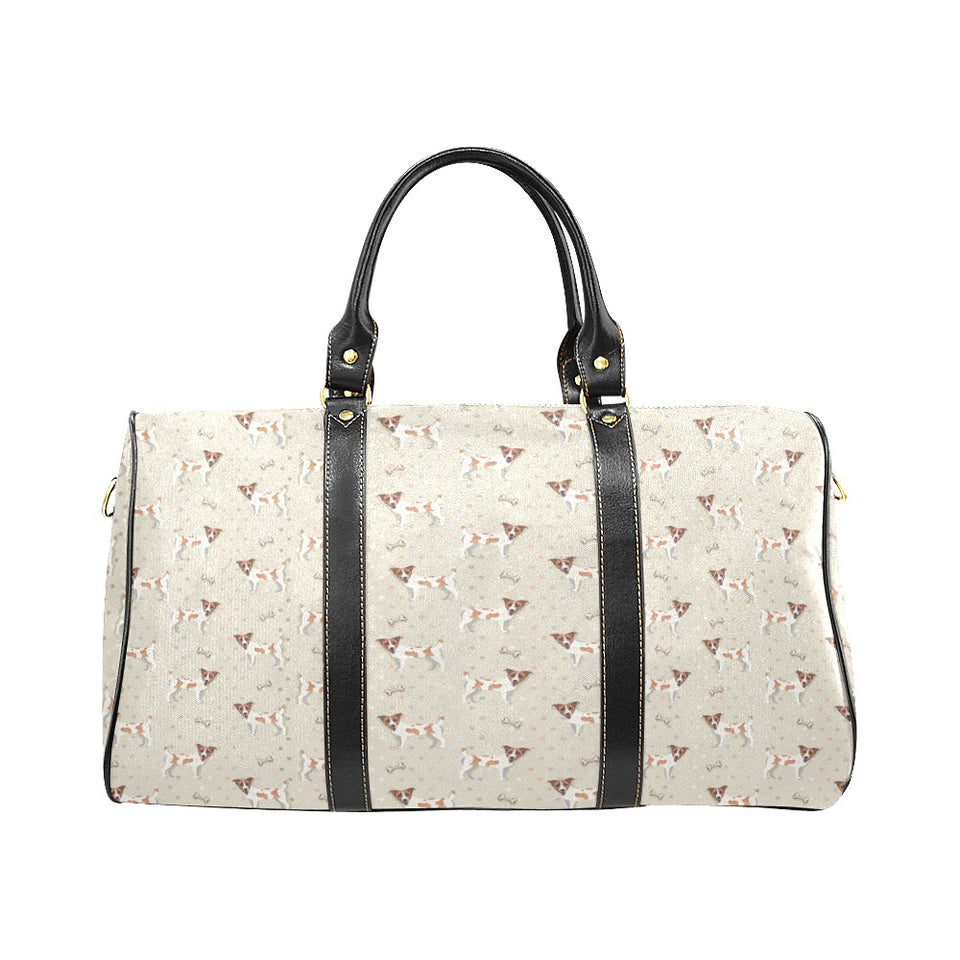 Jack Russel Pattern Print Design 02 Travel Bag