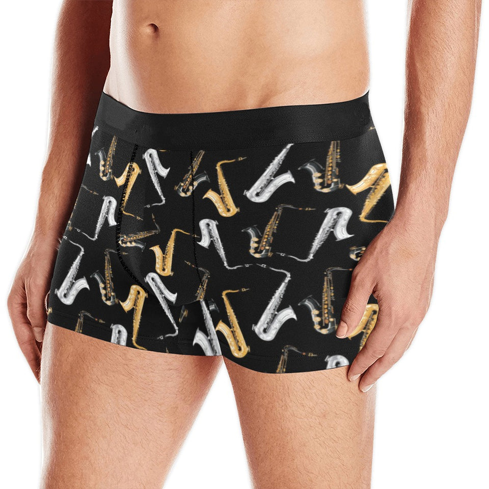 saxophone design pattern Men's All Over Print Boxer Briefs Men's Underwear
