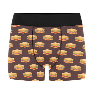 Sandwich Pattern Print Design 04 Men's All Over Print Boxer Briefs Men's Underwear
