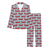Sausage Pattern Print Design 02 Women's Long Pajama Set