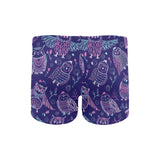 Cute owls pattern boho style ornament Men's Swimming Trunks
