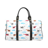Watercolor helicopter cloud pattern Travel Bag