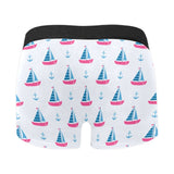Sailboat anchor pattern Men's All Over Print Boxer Briefs Men's Underwear