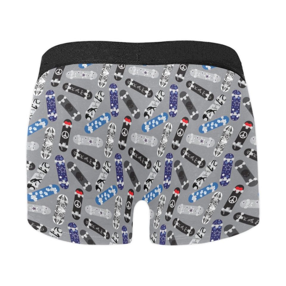 Skate Board Pattern Print Design 03 Men's All Over Print Boxer Briefs Men's Underwear