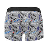 Skate Board Pattern Print Design 03 Men's All Over Print Boxer Briefs Men's Underwear