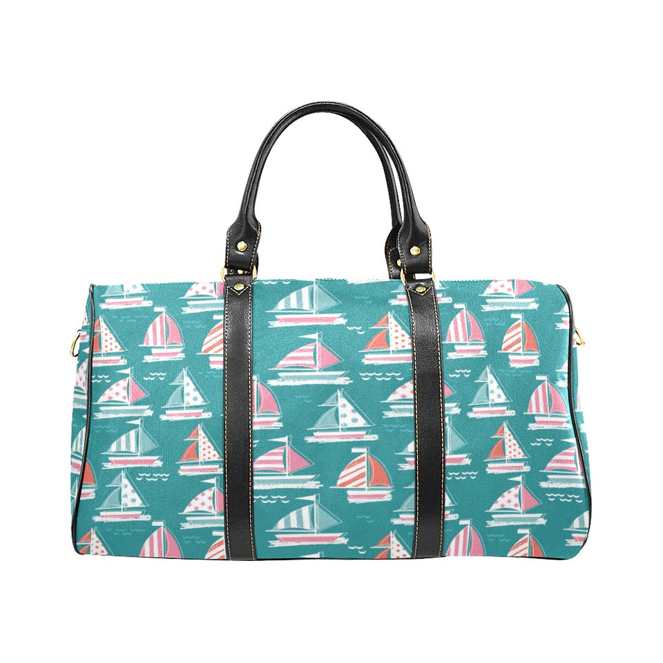 Cute sailboat pattern Travel Bag