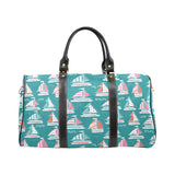 Cute sailboat pattern Travel Bag