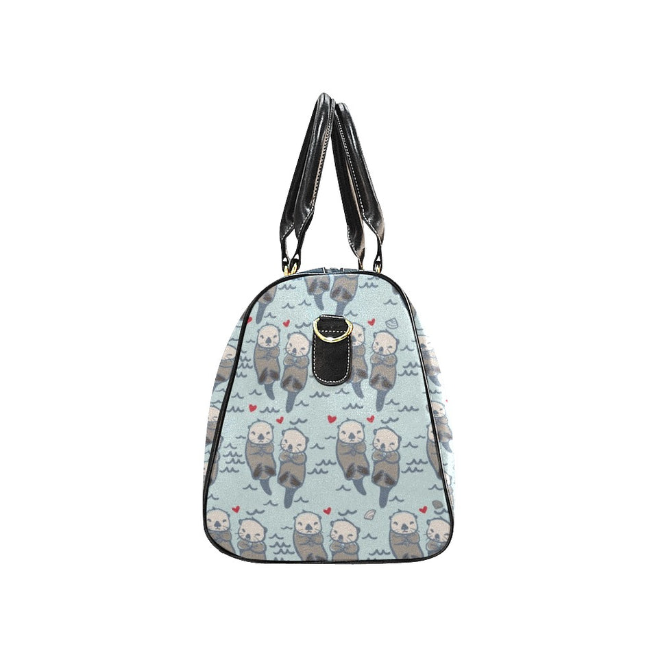 Lovely Sea Otter Pattern Travel Bag