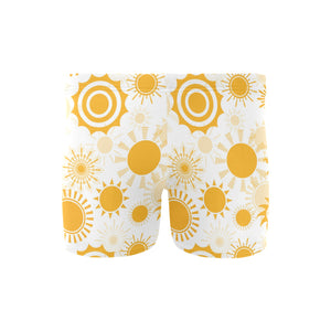Sun design pattern Men's Swimming Trunks