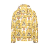 Camels ethnic motif pattern Kids' Boys' Girls' Padded Hooded Jacket