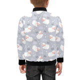 Sweet dreams sheep pattern Kids' Boys' Girls' Bomber Jacket