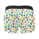 Chemistry Periodic Table Pattern Print Design 05 Men's All Over Print Boxer Briefs Men's Underwear