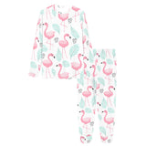 Cute flamingo pattern Women's All Over Print Pajama Set