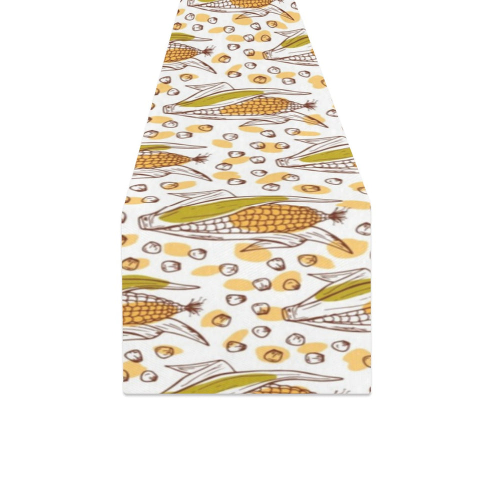 Corn Pattern Print Design 02 Table Runner