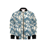 Sea turtle Polynesian Tribal design pattern Kids' Boys' Girls' Bomber Jacket