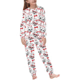 Yorkshire Terrier Pattern Print Design 04 Kids' Boys' Girls' All Over Print Pajama Set