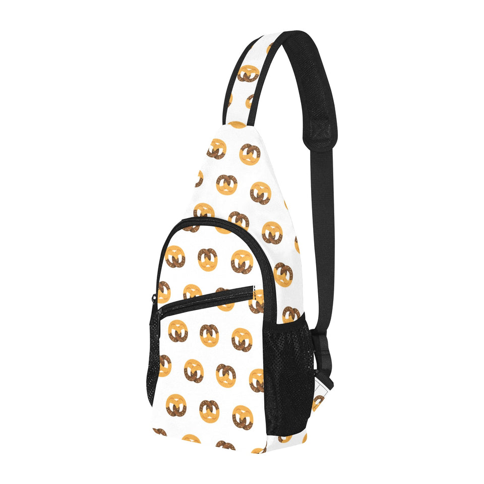 Pretzels Pattern Print Design 02 All Over Print Chest Bag