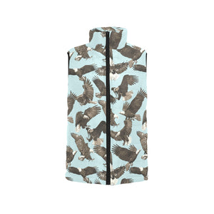 Eagle Pattern Print Design 01 Men's Padded Vest