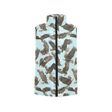 Eagle Pattern Print Design 01 Men's Padded Vest