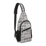 Brick Printed Pattern Print Design 05 All Over Print Chest Bag
