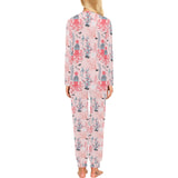 Octopus winter hat garland Fish candy Seaweed Cora Women's All Over Print Pajama Set