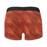 Wood Printed Pattern Print Design 03 Men's All Over Print Boxer Briefs Men's Underwear