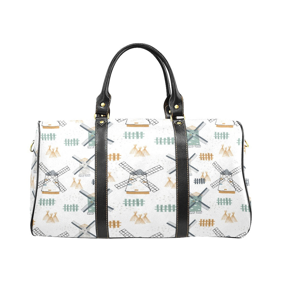 windmill pattern Travel Bag