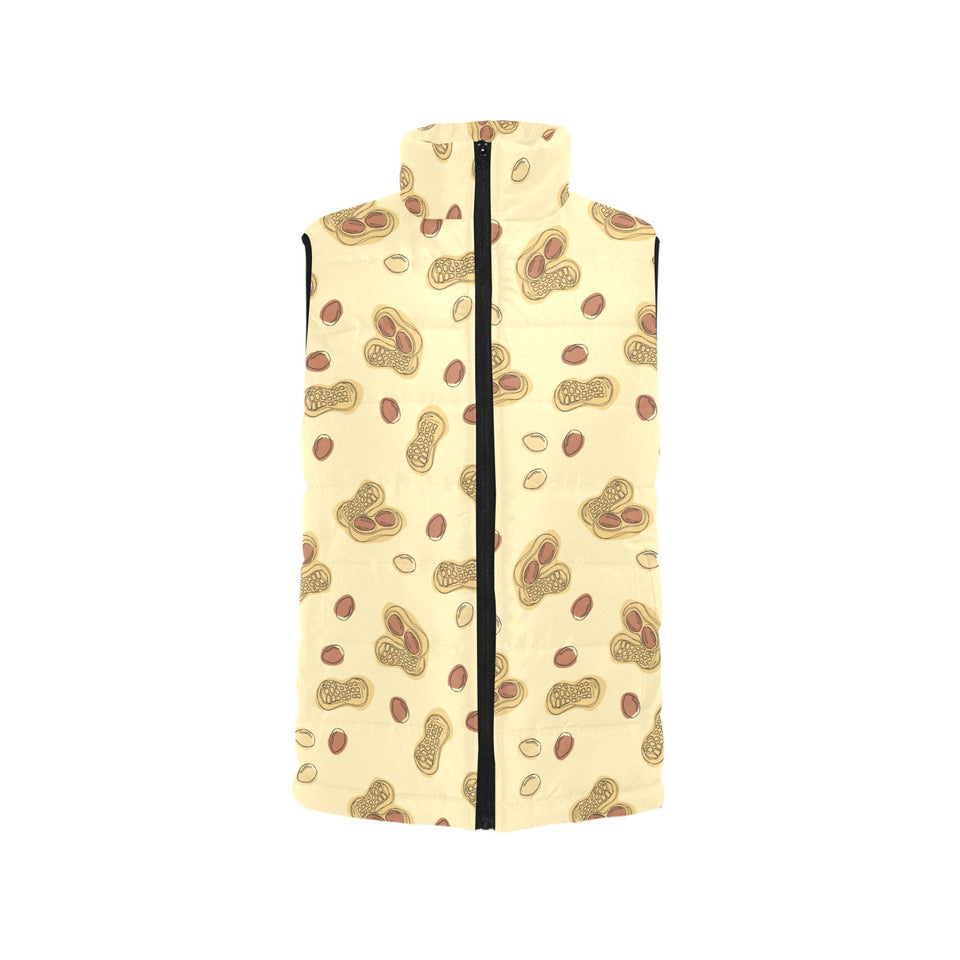 peanuts design pattern Women's Padded Vest
