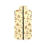peanuts design pattern Women's Padded Vest