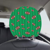American football ball field background Car Headrest Cover