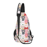 Pig Pattern Print Design 02 All Over Print Chest Bag